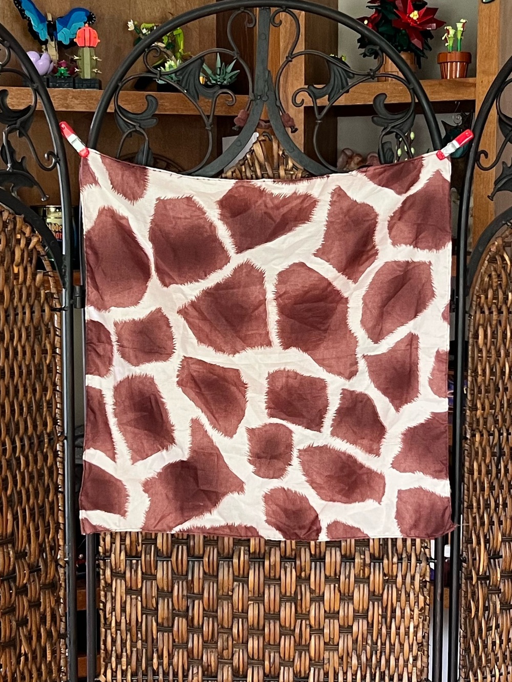 Giraffe Print Poly Bandana